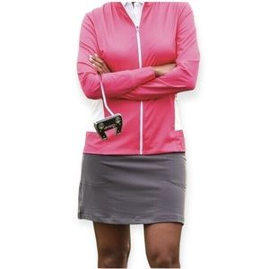 FootJoy Performance Knit Skort Grey/Purple size Medium